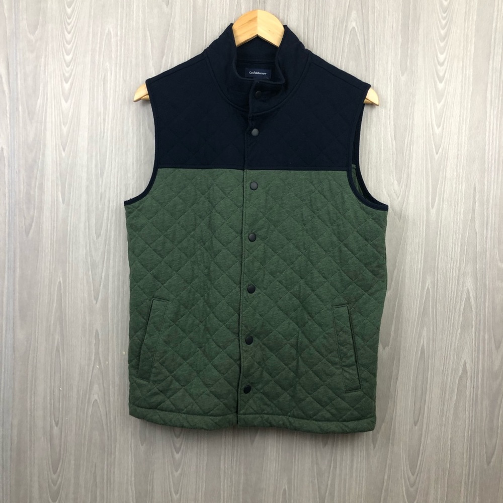 Croft & Borrow Button-Up Vest Mens SZ S